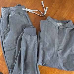 Grey figs set - Zamora joggers and Rafaela top